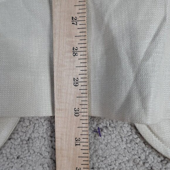 Faconnable Sport Coat 40R Beige Solid 100% Linen 3 Button Half Lined - Picture 9 of 14